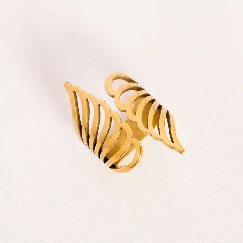 انگشتر زنانه مدل بال فرشته کد tda230