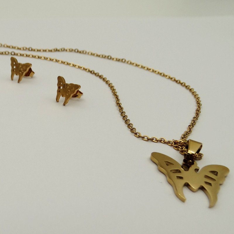 نیم ست دخترانه مدل پروانه جذاب کد SZ 01 نیم ست دخترانه مدل پروانه جذاب کد SZ 01