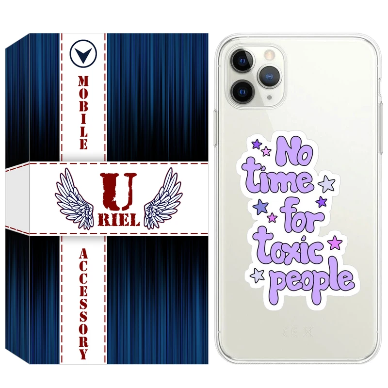 کاور یوریل مدل Clear کد 97 طرح Toxic مناسب برای گوشی موبایل اپل iPhone 11 Pro Max