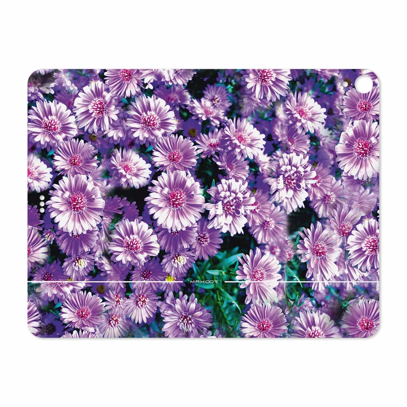 برچسب پوششی ماهوت مدل Purple-Flower مناسب برای تبلت اپل iPad Pro 12.9 (GEN 3) 2018 A1876