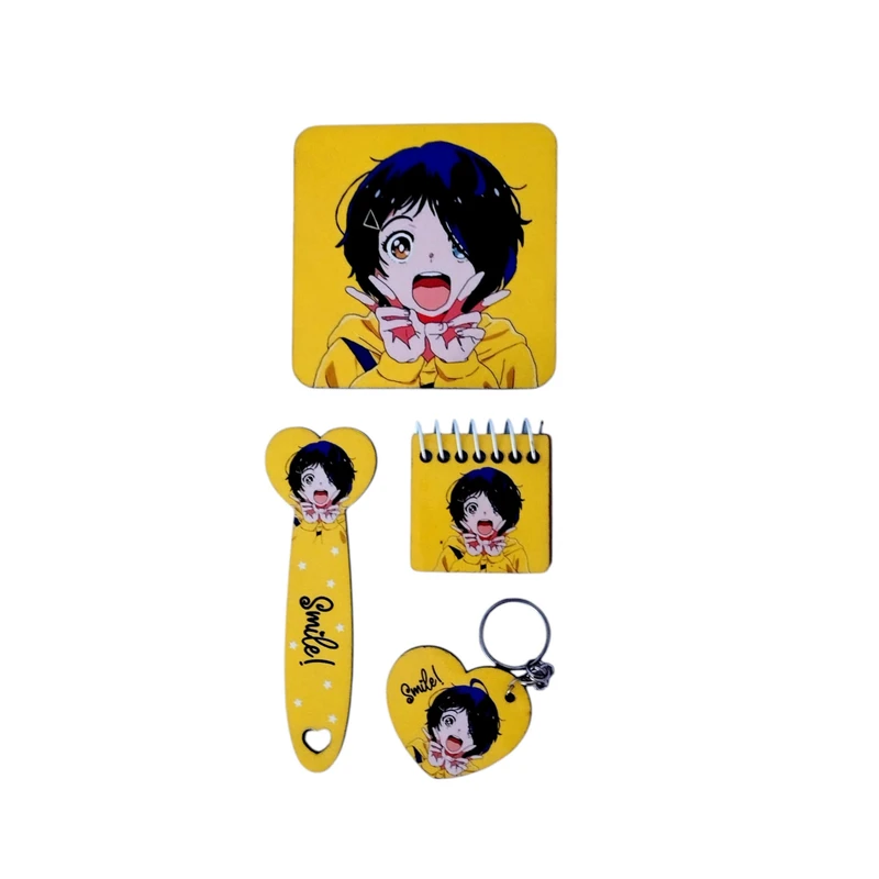 بسته لوازم تحریر مدل فانتزی مجموعه 4 عددی