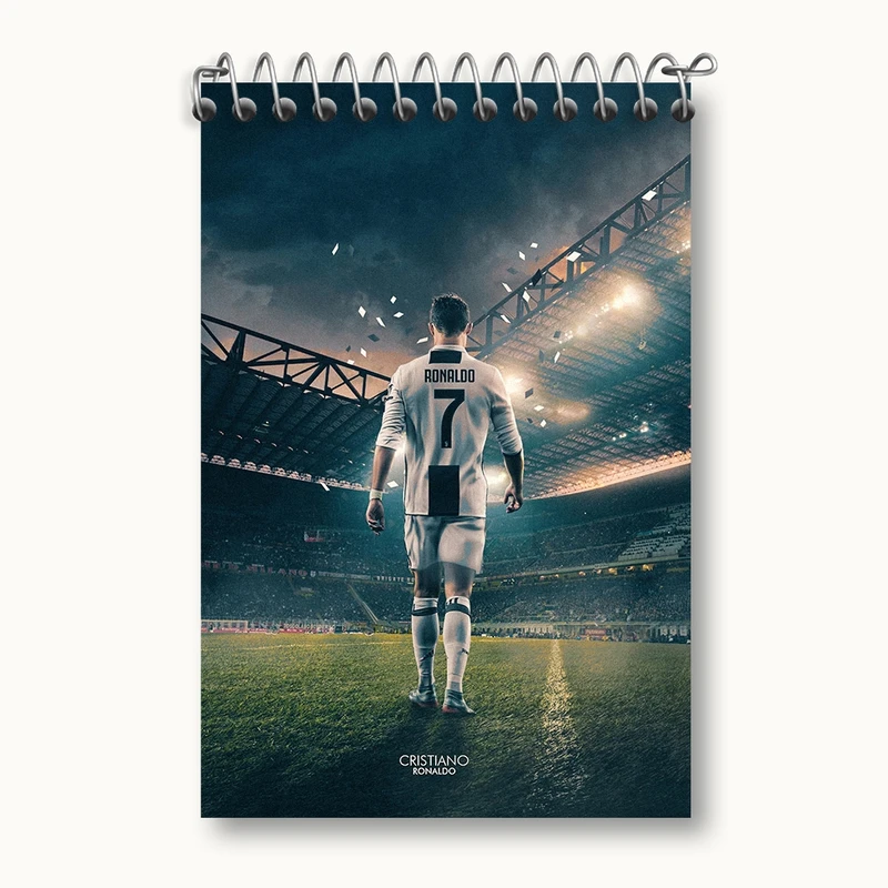 دفتر یادداشت 50 برگ خندالو مدل کریستیانو رونالدو کد F2067