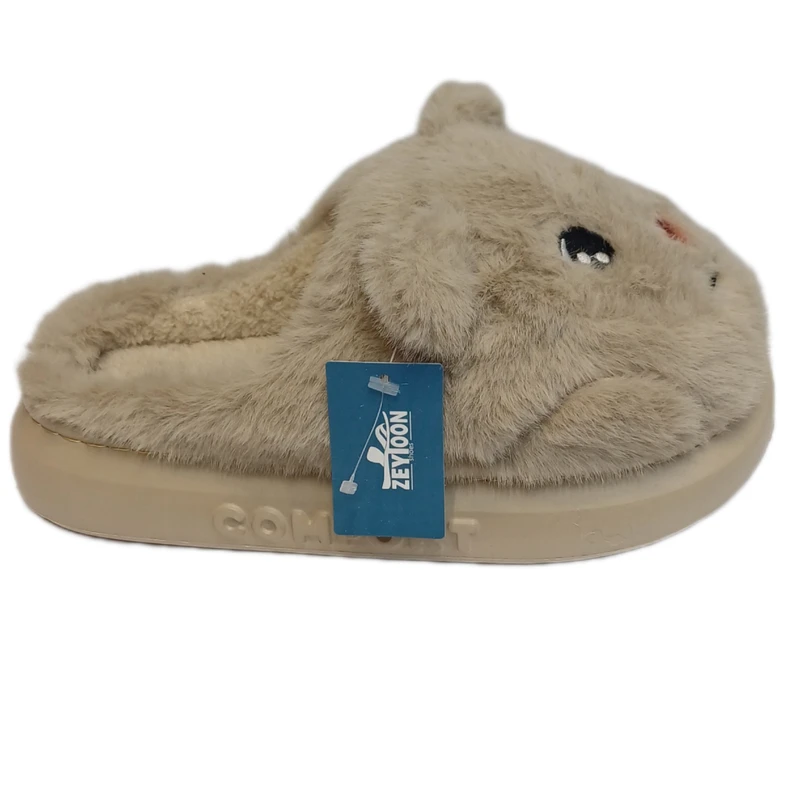 دمپایی حوله‌ای زیتون مدل پولیشی 