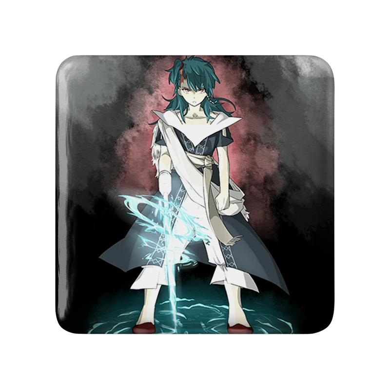 مگنت خندالو طرح البا انیمه ماگی هزارتوی سحر و جادو مدل مربعی کد 36052