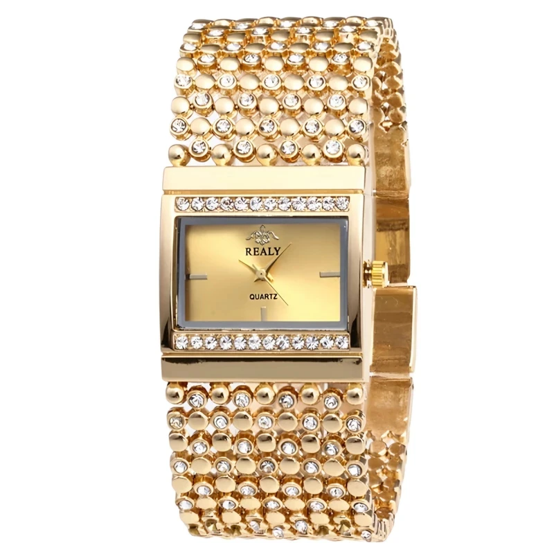 ساعت مچی عقربه ای زنانه ریلی مدل پهن کد 02