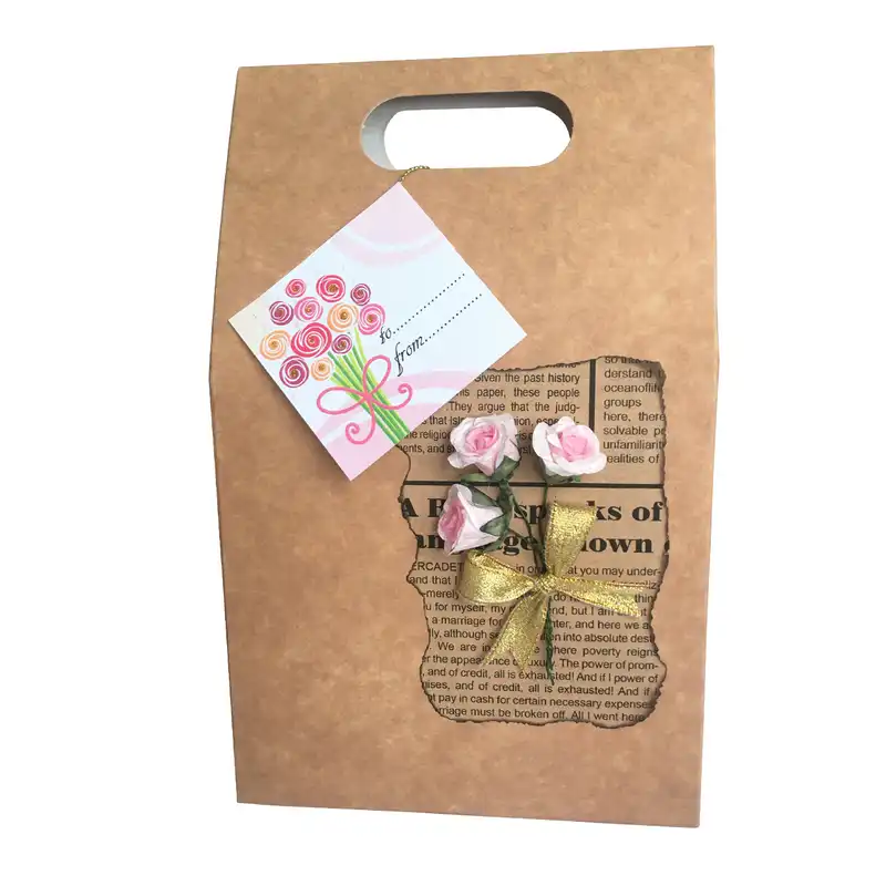 پاکت هدیه طرح گل رز مدل KO.SO