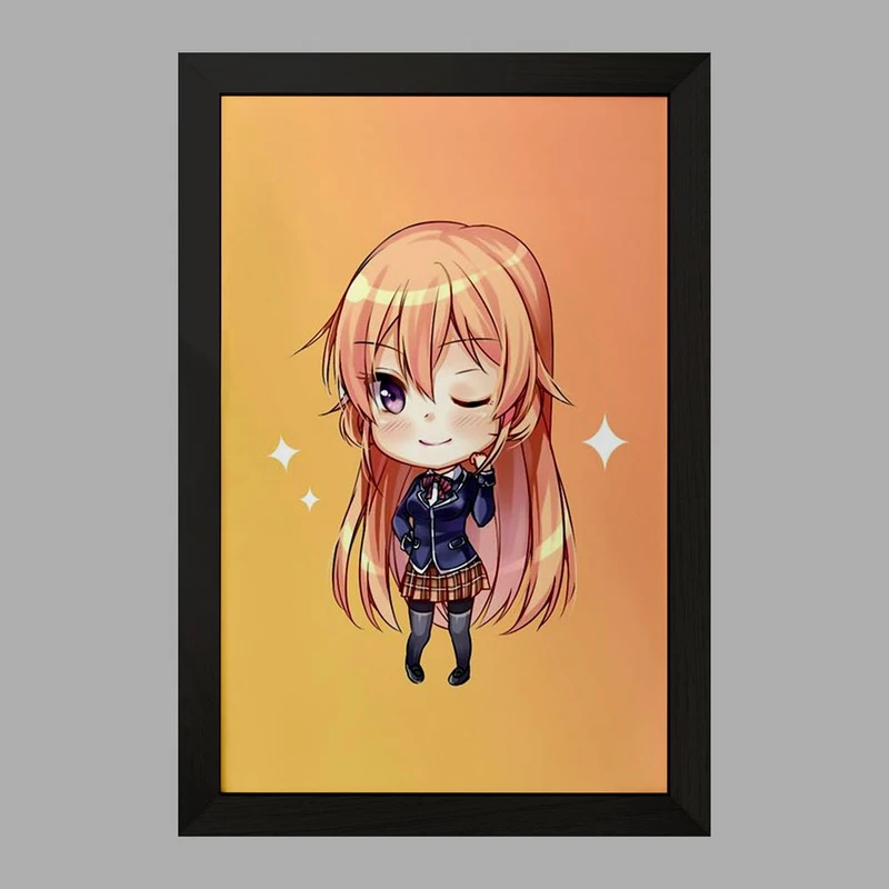 تابلو خندالو مدل ارینا انیمه جنگ غذاها Food Wars  کد 16974