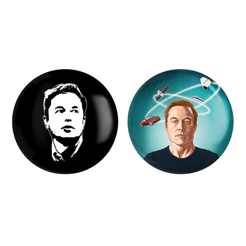 مگنت خندالو طرح ایلان ماسک Elon Musk کد 1092410914 مجموعه 2 عددی