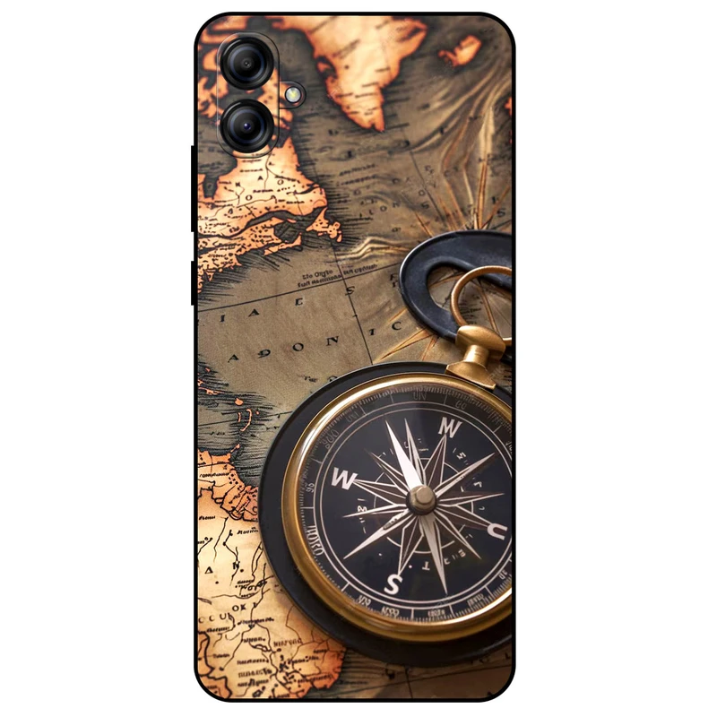 کاور مگافون طرح نقشه مدل 7397 مناسب برای گوشی موبایل سامسونگ Galaxy A04e / F04       