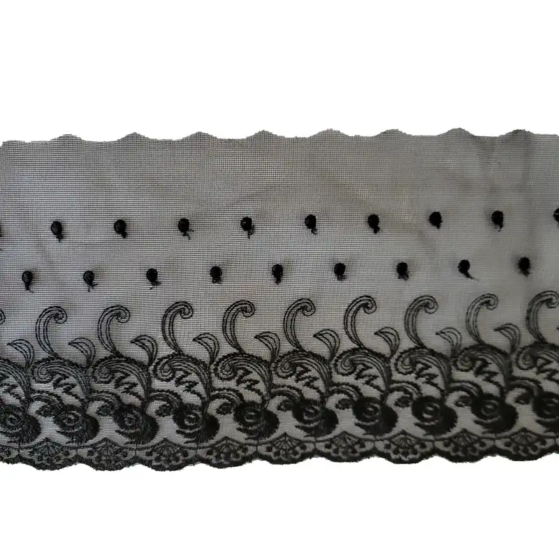 نوار یراق مدل گیپور طرحدار کد W15 طول یک متر