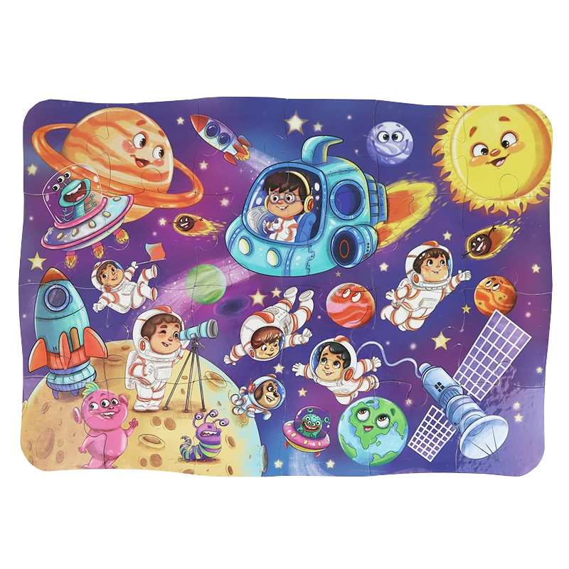 پازل 24 تکه مدل فضانوردان کوچک