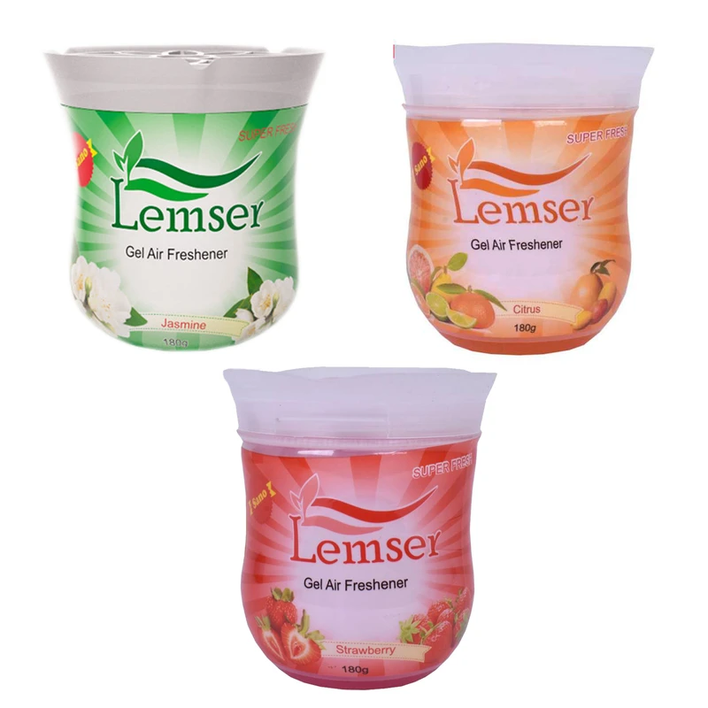 ژل خوشبوکننده هوا لمسر کد 5 حجم 180 میلی لیتری مجموعه 3 عددی