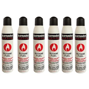 گاز فندک رونده مدل MULTI-FILL حجم 300 میلی لیتر بسته 6 عددی