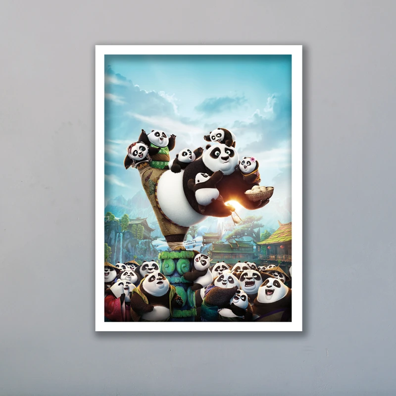 تابلو مدل انیمیشن پاندا کونگ فو کار کد LAG1050