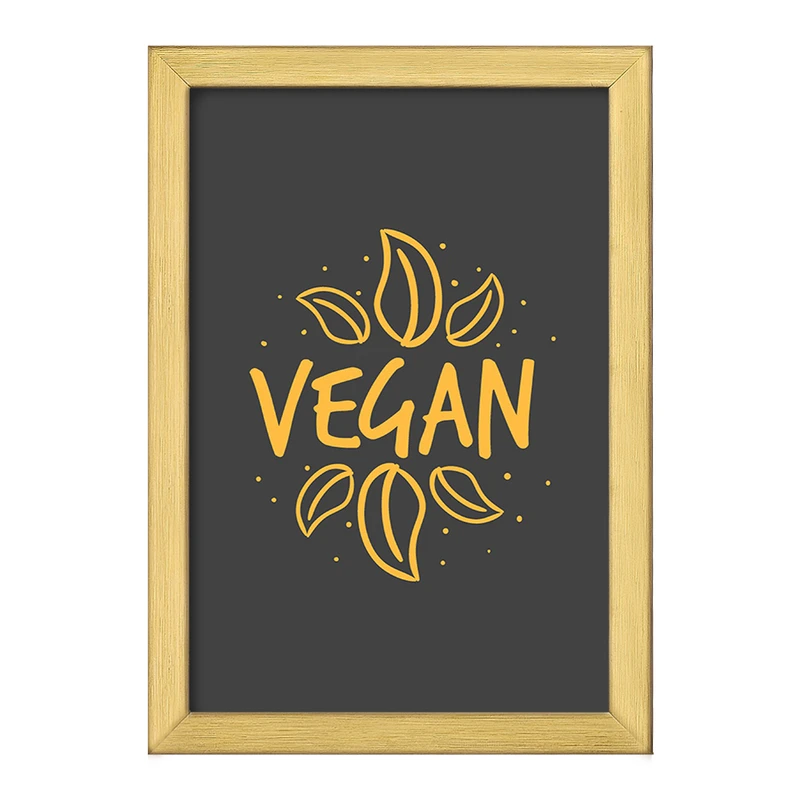 تابلو خندالو طرح وگن Vegan کد 31127
