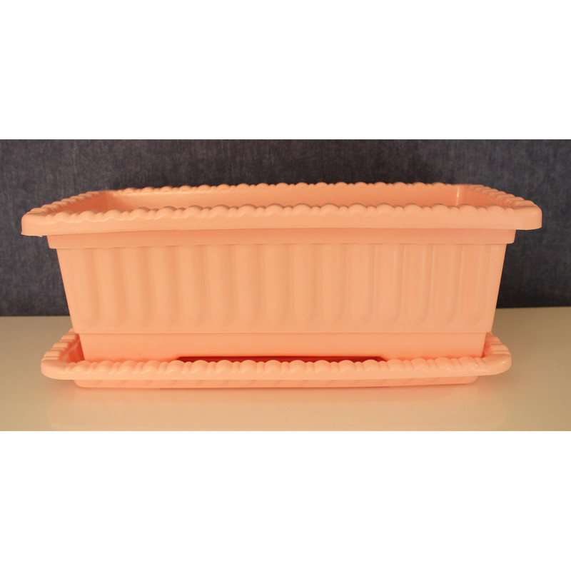 گلدان مدل پلاستیکی مستطیل کد Go42