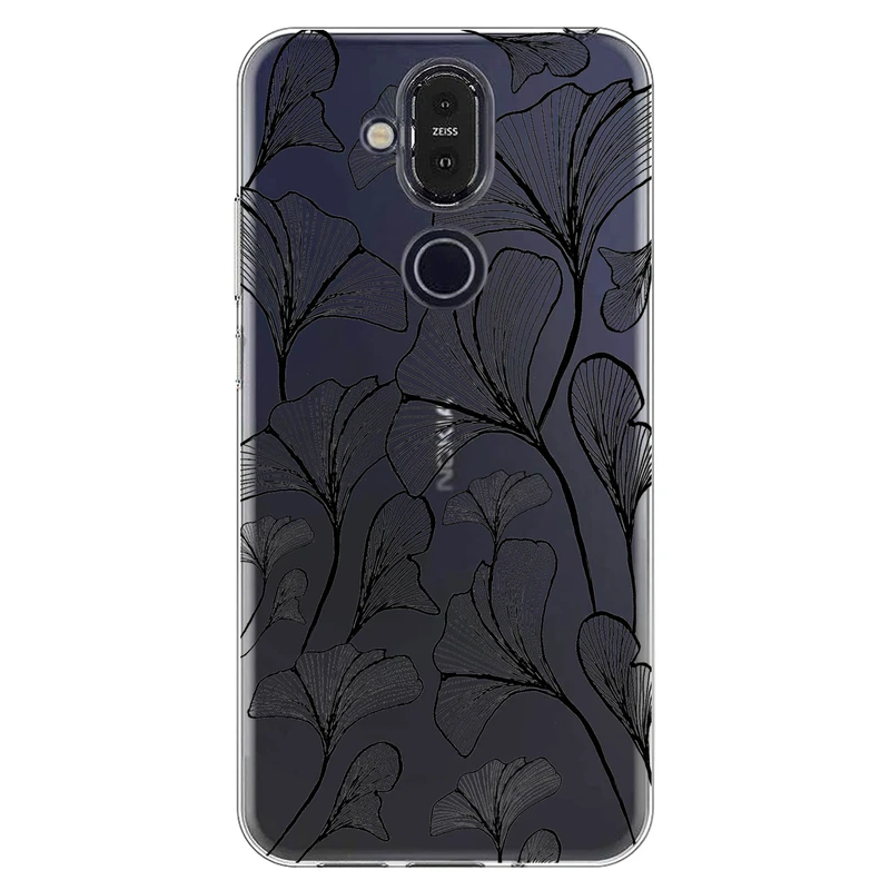 کاور مگافون طرح برگ مدل C51-B مناسب برای گوشی موبایل نوکیا 8.1 (X7)