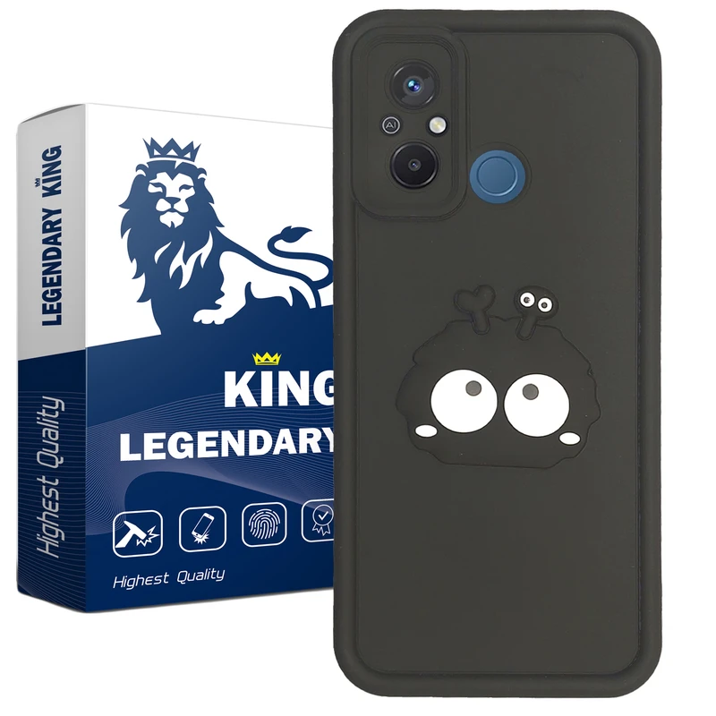 کاور لجندری کینگ طرح شاخک میکروب مناسب برای گوشی موبایل شیائومی Redmi 12C / Poco C55سامسونگ Galaxy A10s