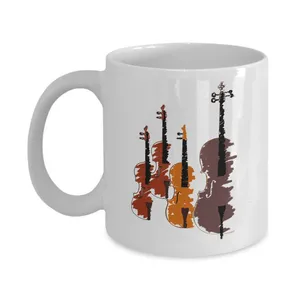 ماگ سرامیکی طرح ویولن کد 301