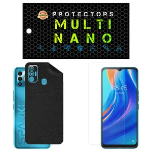 Multi Nano X-SFL Screen Protector For Tecno Spark 7 with back skin