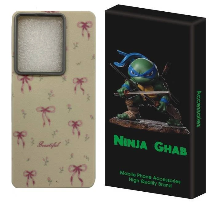 کاور نینجا قاب مدل پاپیون و لاله مناسب برای گوشی موبایل شیائومی Redmi Note 13 4G