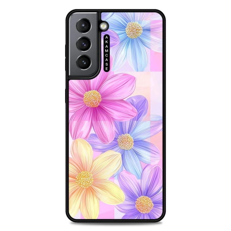 کاور آکام مدل AMC-WSGS21-FLOWERS-31 مناسب برای گوشی موبایل سامسونگ Galaxy S21