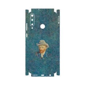 MAHOOT Self portrait with a gray felt hat-FullSkin Cover Sticker for Huawei Y6p