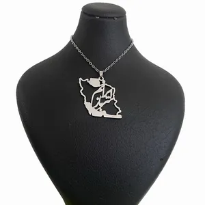 گردنبند مدل نقشه ایران