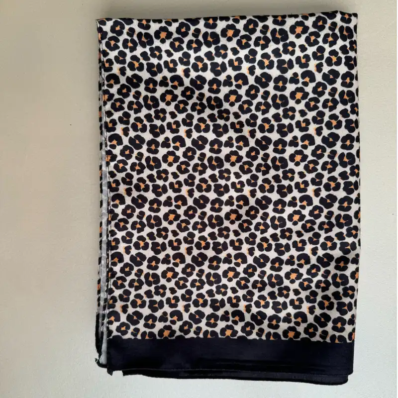 شال زنانه مدل موهر پاییزی زمستانی اسپرت مهمانی پلنگی حاشیه ساده کد 3