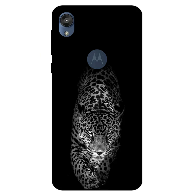 کاور مگافون طرح پلنگ مدل 1879 مناسب برای گوشی موبایل موتورولا Moto E6