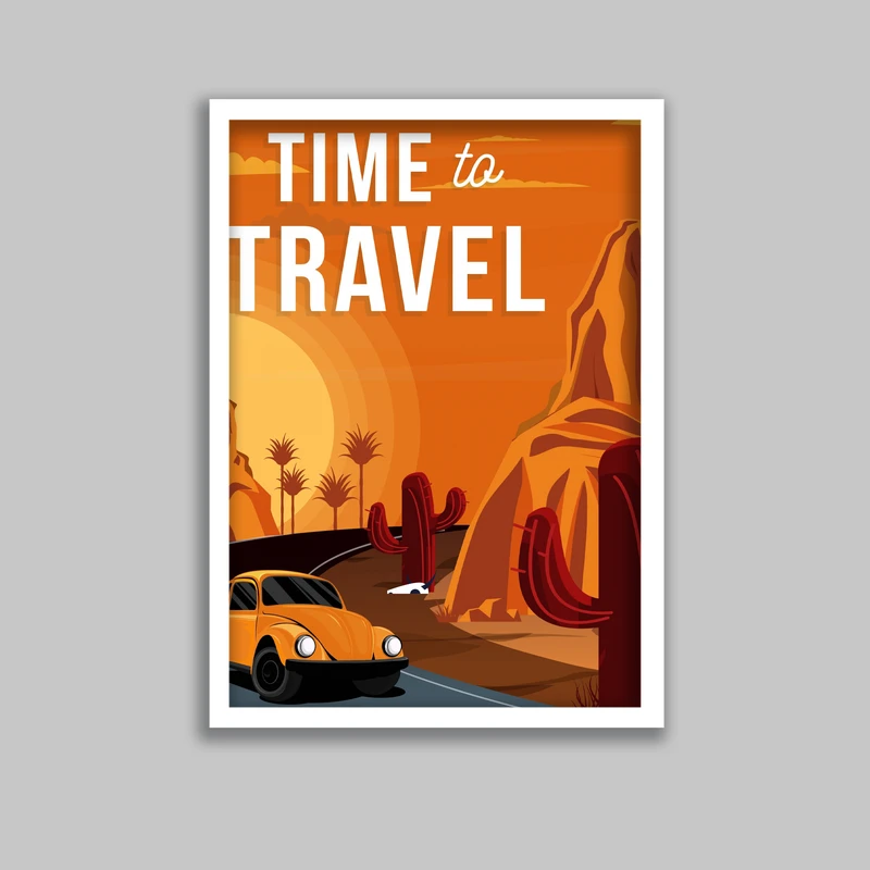 تابلو لیلیان طرح کمپ و سفر کد LA-G10391