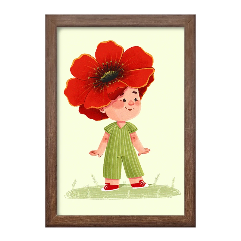 تابلو خندالو طرح دخترانه فانتزی کد 25729