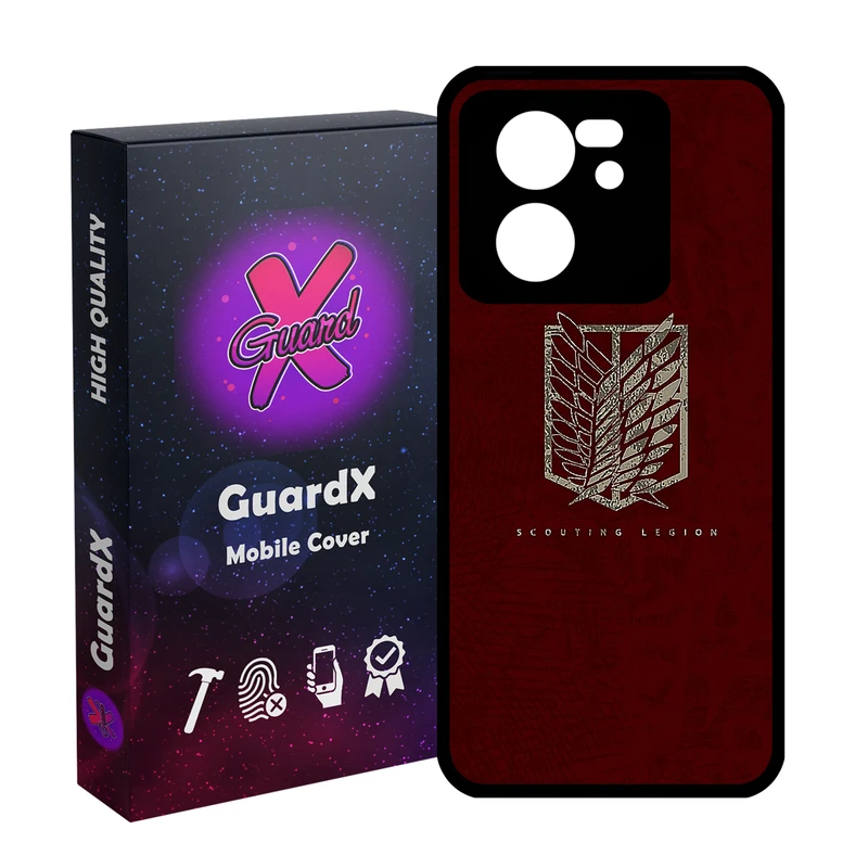 کاور گارد ایکس طرح نماد مدل 11090 مناسب برای گوشی موبایل شیائومی 13T/13T Pro/Redmi K60 Ultra