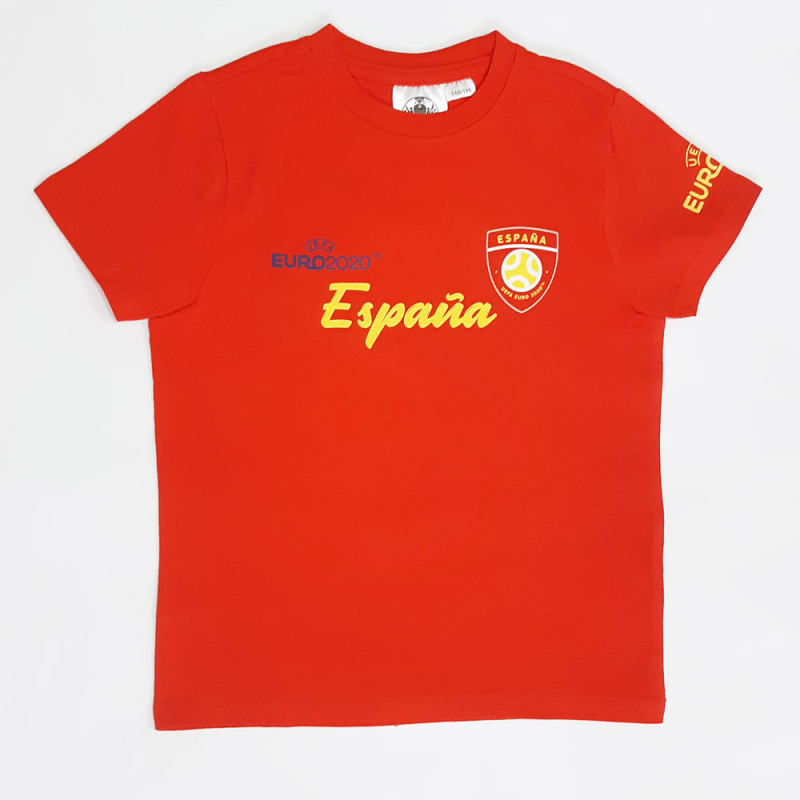 تیشرت آستین کوتاه ورزشی پسرانه مدل اسپانیا