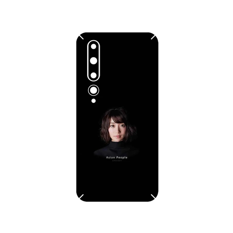 برچسب پوششی ماهوت مدل Portrait of an Asian Woman مناسب برای گوشی موبایل شیائومی Mi 10 5G