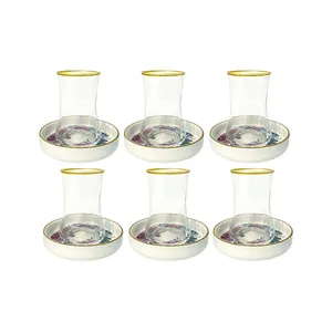 سرویس چای خوری مونت بلانک 17 پارچه 6 نفره مدل T006