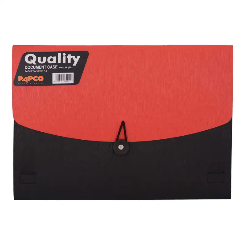 کیف بایگانی مدارک پاپکو مدل دو رنگ کد S501