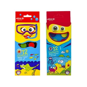 آبرنگ 12 رنگ آریا مدل double12 کد 007 بسته 2 عددی