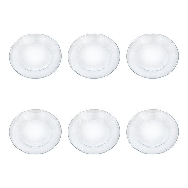 نعلبکی بلور کاوه مدل مرجان بسته 6 عددی