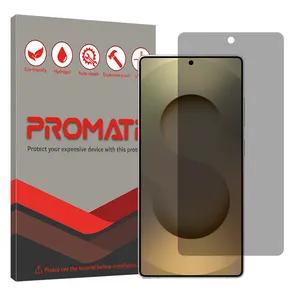 Promate Resistant model privacy screen protector suitable for Samsung Galaxy S25 Ultra mobile phone