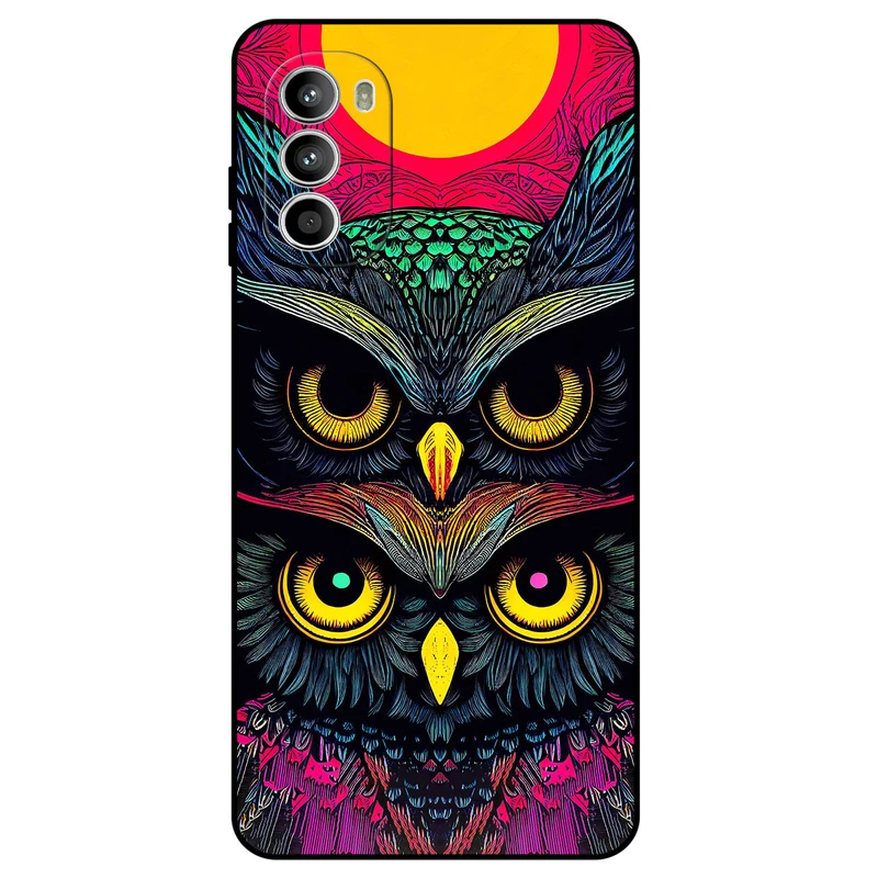 کاور مگافون طرح جغد مدل 1904 مناسب برای گوشی موبایل موتورولا Moto G52