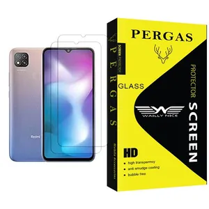 Waily Nice Pergas Glass MIX002 Screen Protector For Xiaomi Redmi 9 Activ Pack Of 2