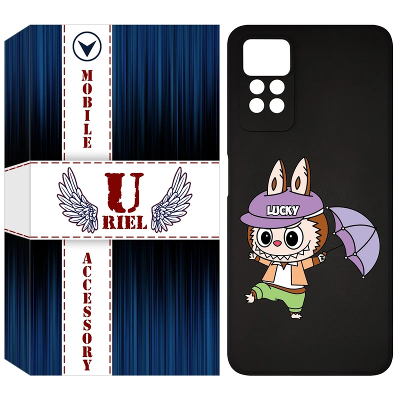 کاور یوریل قاب مدل KSH کد 125 طرح عروسک لبوبو مناسب برای گوشی موبایل شیائومی Redmi Note 12 Pro 4G