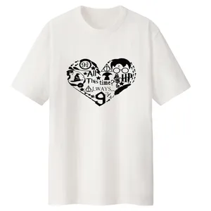 تی شرت لانگ آستین کوتاه  زنانه مدل هری پاتر کد LL87 S