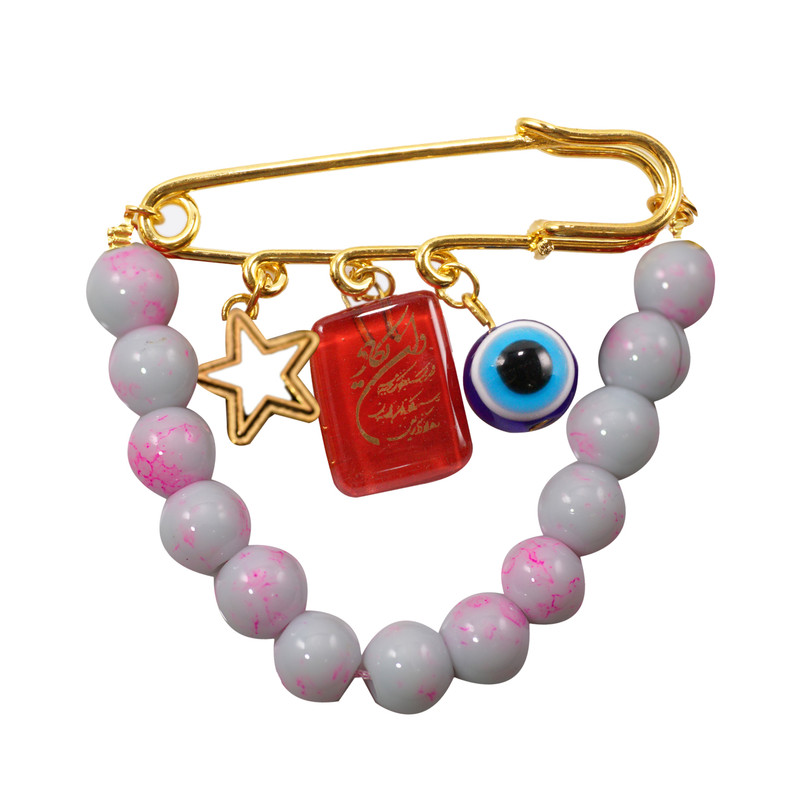 سنجاق سینه دخترانه طرح چشم نظر سنجاق سینه دخترانه طرح چشم نظر