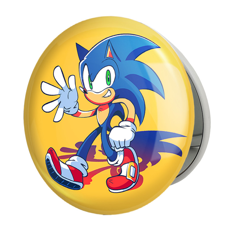 آینه جیبی خندالو طرح سونیک (Sonic) مدل تاشو کد 37015