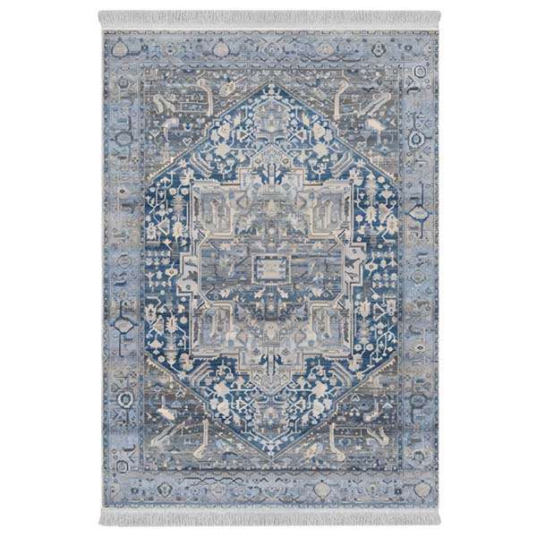 فرش پارچه‌ای دفه مدل فرشینه هازان مخمل طرح فانتزی کد 3119