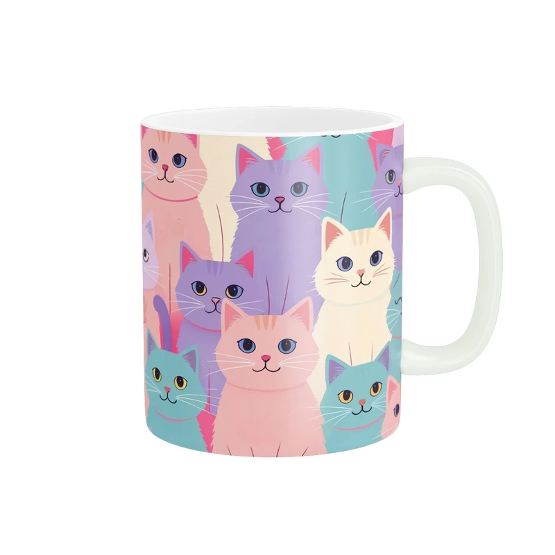 ماگ پاد آفرین طرح گربه ها کد 2294