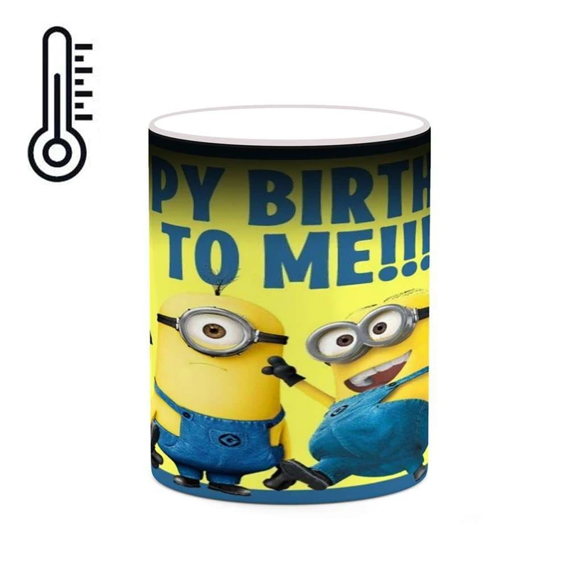 ماگ حرارتی کاکتی مدل کارتون مینیون ها کد mgh22840