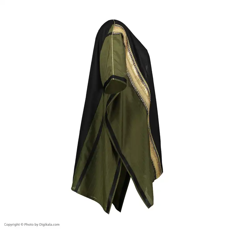 مانتو زنانه هماتاش مدل السی رنگ سبز